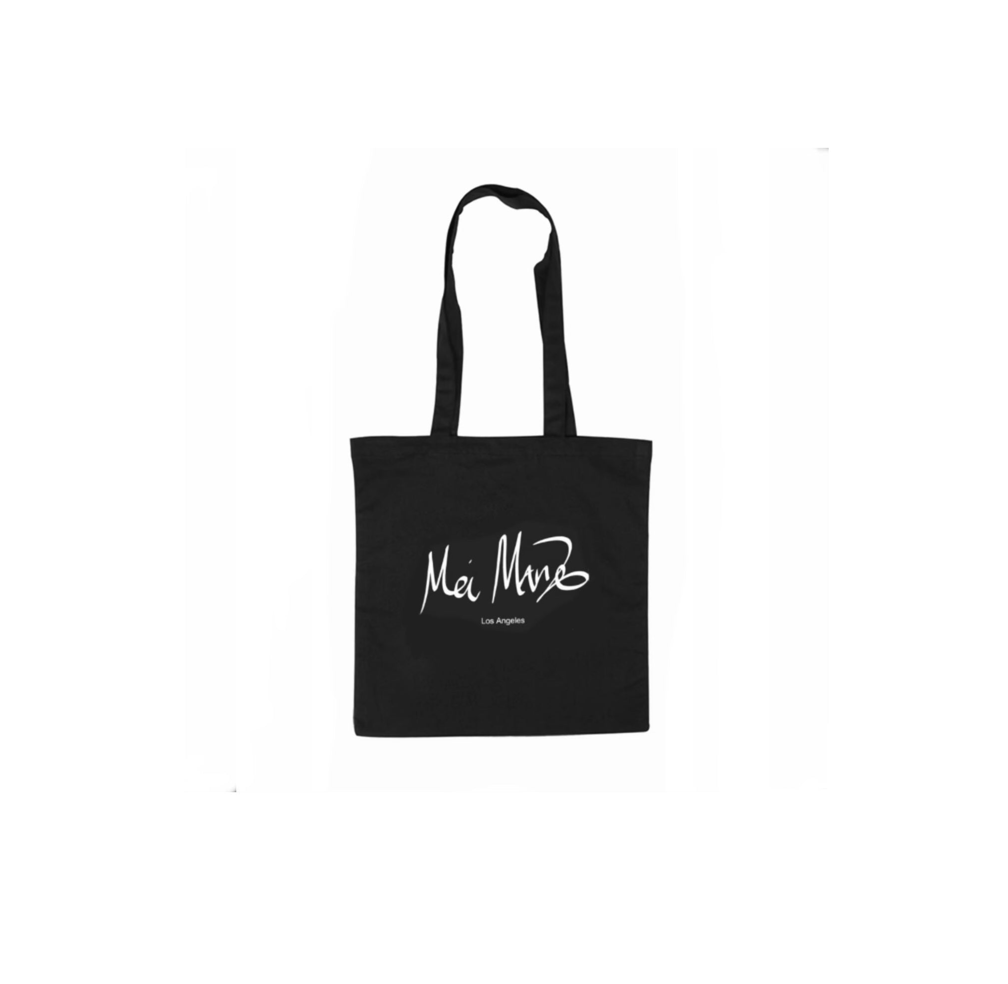 Black 100% cotton tote bag